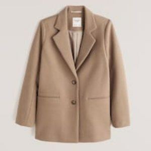 Abercrombie & Fitch Wool-Blend Blazer coat